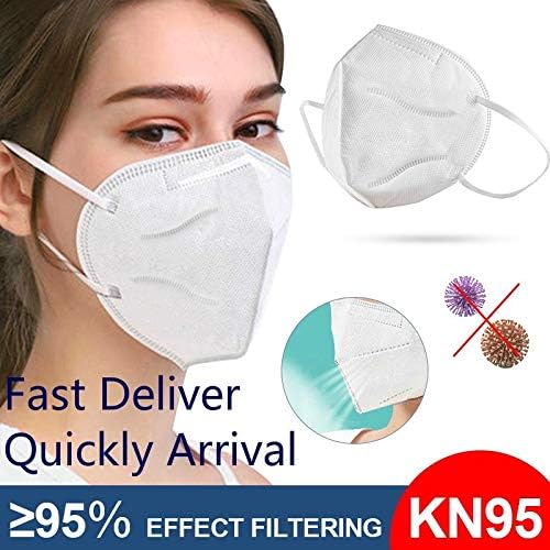 10PCS Kn95 face mask ncov Virus Mask Unisex Mask 10 PCS Anti Coronavirus Mask KN95 N95 Mask FFP3 Filter 95% Anti PM2.5 Pneumonia Influenza Protection Dust Pollution Mask