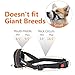 FOMATE Dog Muzzle, Quick fit Gentle Head Collar Walk Training Loop Stop Pulling Halter, Black Small