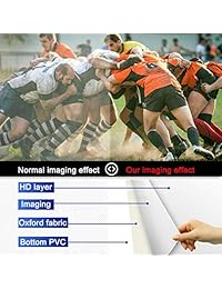 Pantalla para proyector portátil TS con trípode color blanco mate