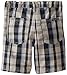 Calvin Klein Little Boys Tee with Plaid Shorts
