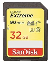 SanDisk Extreme 32GB 90 Mb/s SDHC UHS-I Card (SDSDXVE-032G-GNCIN) [Newest Version]