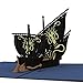 Lovepop Game of Thrones Pop Up Card, Euron's Ship, 3D Card, Birthday Card, Father's Day Card, Greeting Card