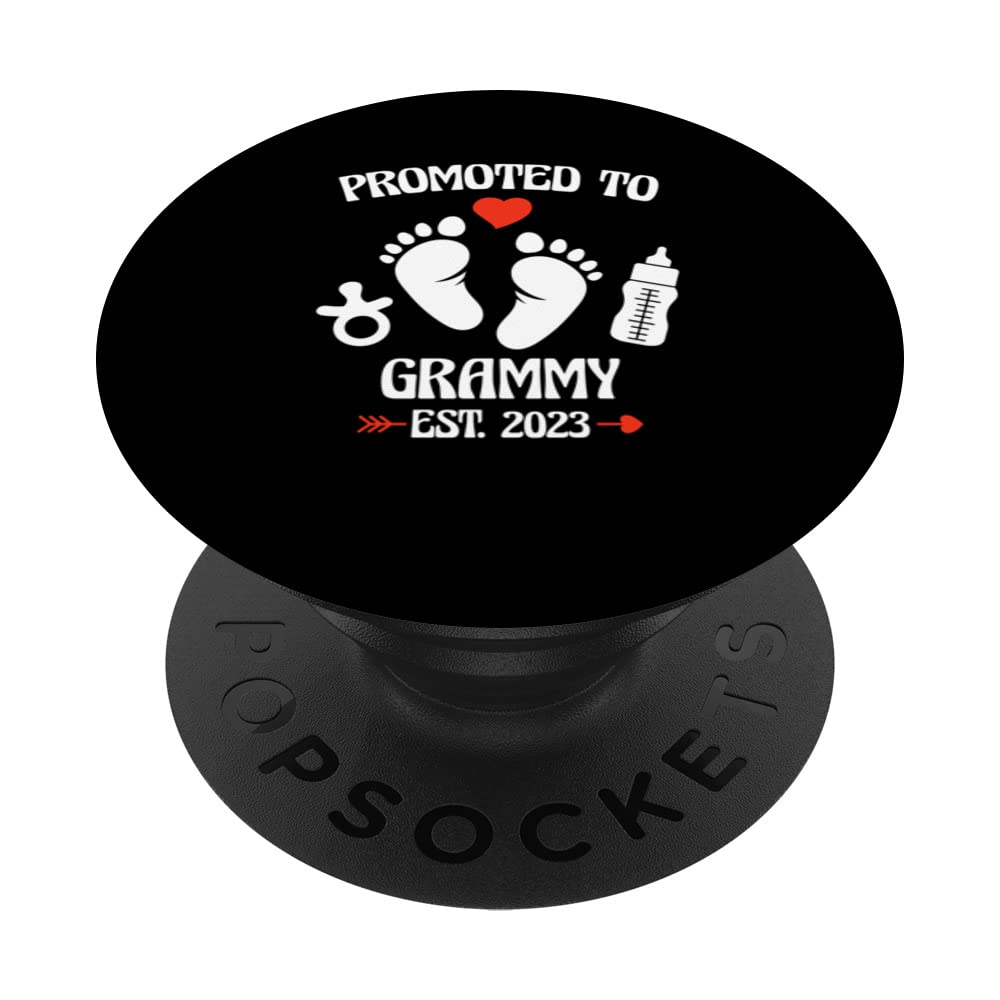 Promoted To Grammy 2023 First Time New Grandma Pregnancy PopSockets Swappable PopGrip
