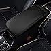 BEHAVE Car Armrest Box Cover fit for Chevy Equinox Accessories Car Cusion,Auto Central Console Armrest Box Cover Fit for Chevrolet Equinox 2018-2022 (Black-Black Stitches)