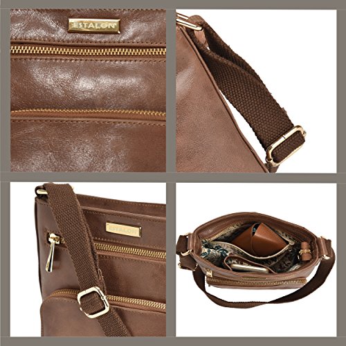 Leather Cross Over Bags IQS Executive