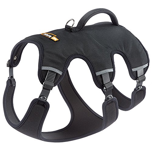 Ferplast Adjustable Dog Harness L Chest 70-80 cm with Handle, Black