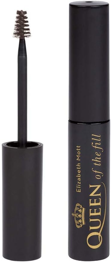 Eyebrow Tint Gel and Brow Filler: Elizabeth Mott Queen of the Fill Tinted Gel Makeup with Brush to Fill In Eyebrows and Cover Gray Hairs - Cruelty Free Cosmetics Products - Auburn, 4g