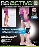 Be-ACTIVE Braces Beactive Acupressure for Sciatica Pain As Seen on TV- Set of 2 Braces, Black/Blue