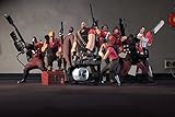 CGC Huge Poster - Team Fortress 2 Red Team All Classes PS3 XBOX 360 PC - TF2008 (24