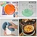 UXUNNY Silicone Pot Holders, Trivets for Hot Dishes - Thick Hot Pads for Kitchen, Heat Resistant Trivet Mats, Oven Pads, Hot Mats for Hot Pots and Pans - Christmas Decor (Blue & Green, 2 PSC)
