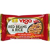 Vigo Authentic Red Beans & Rice, Low Fat, 8oz (Red Beans & Rice, Pack of 12)