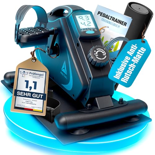 Pedaltrainer Senioren, flüsterleiser Beintrainer, 10 Stufen und LED-Display