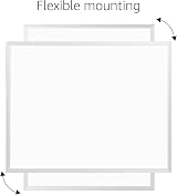 Amazon Basics Magnetic Dry Wipe Whiteboard 28 x 36 cm Aluminum Frame view 3