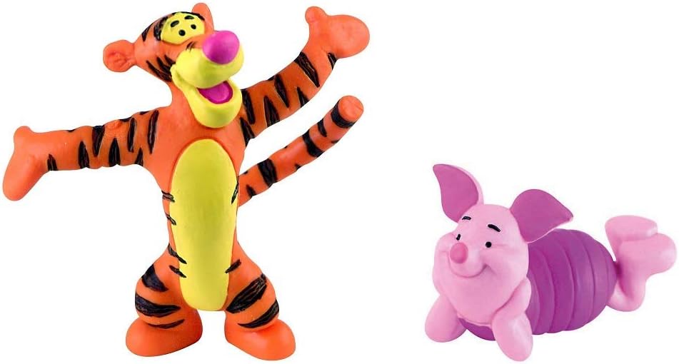 Amazon ディズニー くまのプーさん ティガーとピグレット 誕生日パーティー ケーキトッパー 伸ばした手 おもちゃ おもちゃ