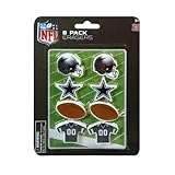 NFL Dallas Cowboys 8pk Shaped Erasers on Blister Card