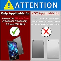 ATOOZ for Lenovo Tab M8 4th Gen Case Kids 8.0 Inch