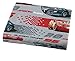 Disney/Pixar Cars 3 Movie Editorial Gray/Red 3 Piece Twin Sheet Set with Lightning McQueen & Jackson Storm (Official Disney/Pixar Product)