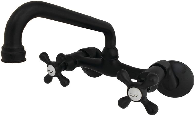 Kingston Brass Ks213mb 6 Adjustable Center Wall Mount Kitchen