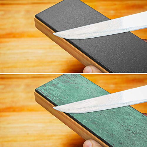 Sharp Pebble Premium Leather Strop kit with Polishing Compound Knife Stropping Block for