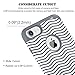 BENTOBEN iPhone 8 Case, iPhone 7 Case, Dual Layer Super Slim iPhone 8 Cover Hard Shell Soft Silicone Shockproof Bumper Chevron Wave Hybrid Protective Case Cover for iPhone 8/iPhone 7 (4.7 Inch), Grey
