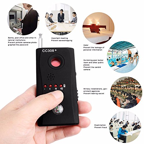 HOHOPROV Hidden Camera Detectors Bug Detector, Hidden Device Detector