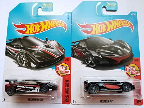 Hot Wheels Mattel 2017 Then And Now Series - McLaren F1 GTR & McLaren P1