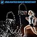 Bluetooth Workout Headphones, Greatever Q10 Wireless Bluetooth 4.1 Best Sport Headphones In Ear Earbuds Stereo Sweatproof Running Earphones Headset with Microphone Noise Cancelling for Sport