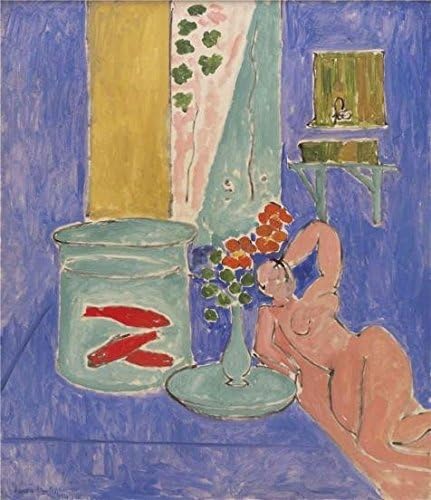 'Goldfish And Sculpture 1911 By Henri Matisse' Oil Painting, 10x12 Inch / 25x29 Cm ,printed On Perfect Effect Canvas ,this Amazing Art Decorative Canvas Prints Is Perfectly Suitalbe For Game Room Artwork And Home Decor And Gifts