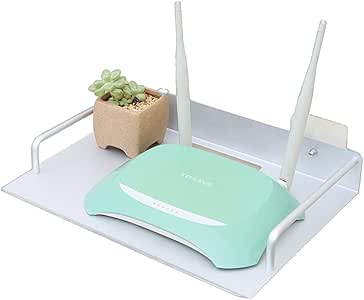 Router Caja de Almacenamiento Rack de Almacenamiento, WiFi Estante de