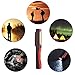 COB LED Work Light, Rechargeable Mechanic Inspection Lamp Worklight Portable Hand Pocket Pen Flashlight Flood Beam with Rotating Magnetic Strip Clip for Workshop, Camping, Fishing (Red 1 Pack)