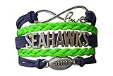 Infinity Collection Seattle Seahawks Bracelet - NFL Bracelet, Seahawks Jewelry & Perfect Football Fan Gift