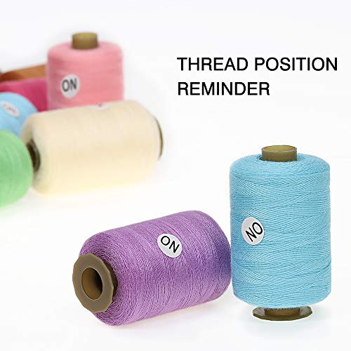 MILIJIA Sewing Threads, 24 Colors Polyester Thread, 1000 Yards Each Spools, Sewing Kits for Hand & Most Sewing Machine