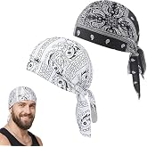 Atallit 2026 NEW Cooling Skull Headscarf Cap Set,Breathable Sweat Elastic Cycling Sports Cap Bandana for Outdoor