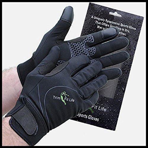 SportyGlove-Top Rated Windproof Breathable Water Resistant Running Gloves for Women and Men. Perfect for All Sports Outdoors &amp; Best Touch Screen Feeling When Texting on Smartphone or Tablets (X-Small)