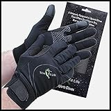 SportyGlove-Top Rated Windproof Breathable Water Resistant Running Gloves for Women and Men. Perfect for All Sports Outdoors & Best Touch Screen Feeling When Texting on Smartphone or Tablets (Large)