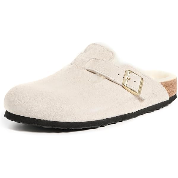 Amazon.com | Birkenstock Boston Suede Clogs EU 36 | Mules