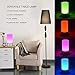 LUNSY LED Table Lamp, Touch Sensor Bedside Lamp, Dimmable Warm White Light and Color Changing RGB Lamps for Living Room&Bedroom