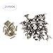 CoZroom Stainless Steel Cabinet Hardware Round Knob--25 Pack