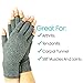 Vive Arthritis Gloves - Compression Glove for Rheumatoid, Osteoarthritis - Heat Hand Gloves for Computer Typing, Arthritic Joint Pain Relief, Carpal Tunnel - Men, Women - Open Finger Thumb (Medium)