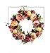 Large Blooming Flower wreath handmade home wall decor vintage model