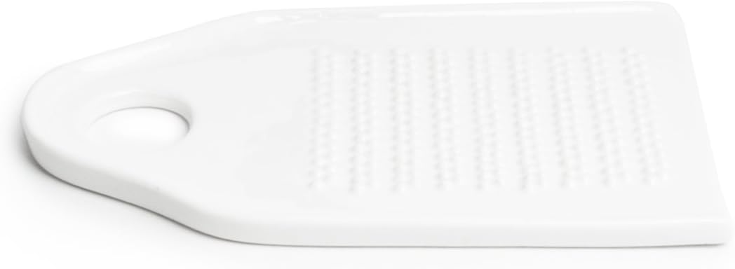 Fox Run 6210 Porcelain Ginger Grater, 5.5 x 3.25 x 0.1 inches, White