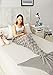 Amazing Mermaid Tail Blanket by ACRIMAX – Comfortable & Soft Design, Unique Fish Scale Knit Pattern, Eco-Friendly & Hypoallergenic Material, Large & Warm Snuggle Companion, Breath-Taking Gift Idea