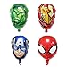 4PCS Avengers Superhero Balloon Birthday Party Supplies 18