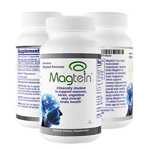 Magtein Magnesium L Threonate Bioavailable and 100 Water Soluble