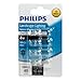 Philips 416032 Landscape Lighting 4-Watt T5 12-Volt Wedge Base Light Bulb, 4-Pack