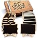 Mini Chalkboard Signs, 20 Pack Framed Small Chalkboard Labels with Easel Stand, Wooden Blackboard for Table Numbers, Food Signs, Wedding Signs, Message Board, Place Cards and Event Decorations