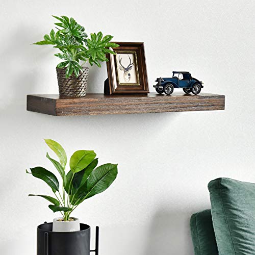 WELLAND Colin 10" Deep Floating Shelves Rustic Wall Shelf Wall Mounted