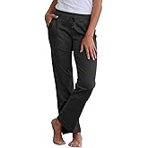 Fair Indigo Women's Organic 100% Cotton Lounge Pants