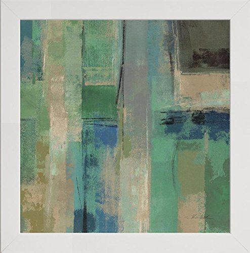 Frame Company Watson Range Emerald Fields Square II by Silvia Vassileva, Photo Frame - 60 x 60 cm, White