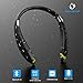 [Newest Design] Foldable Bluetooth Headphone, Souldio Upgrade Wireless Neckband Bluetooth Headset with Retractable Earbud and Foldable Design for iPhone, Android, Other Bluetooth Enabled Devices